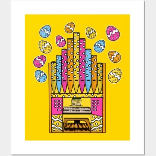 Easter Church Organ Organist Posters and Art